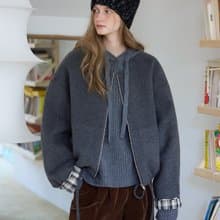 哥哈女孩的秋冬 重磅綿羊毛蝙蝠廓形外套