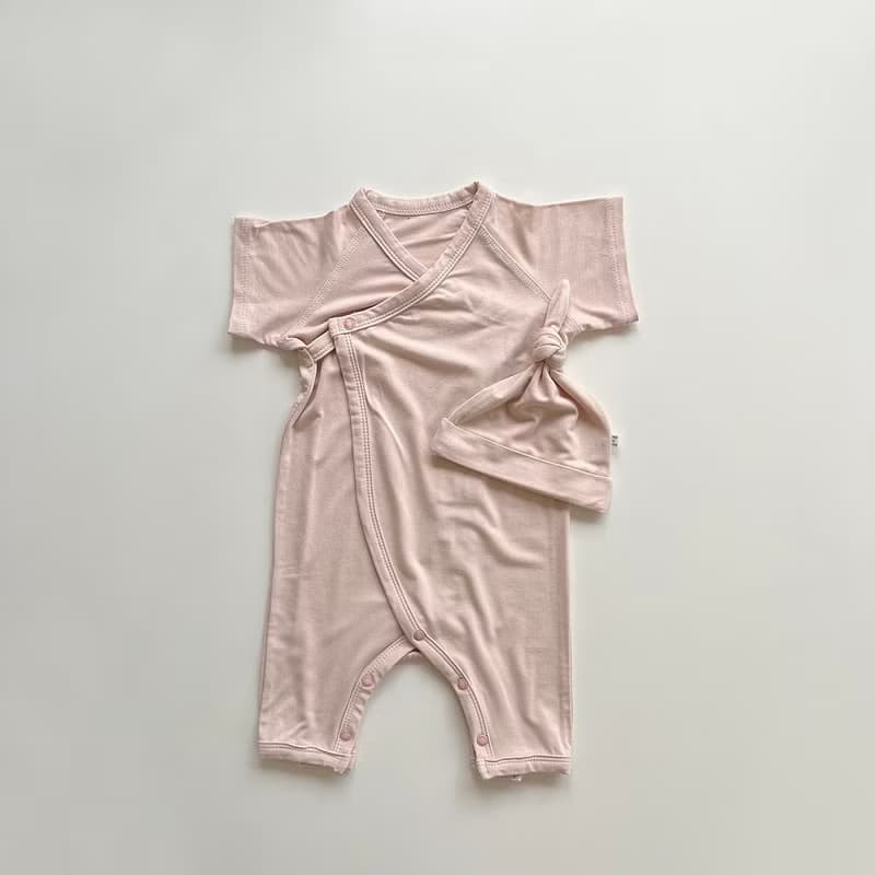 韓國竹纖維抗菌除臭粉色系新生兒套裝 •Bamboo Newborn Set•