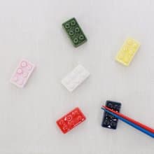 Block Chopstick Rest Ceramic Gift Present Tableware Colourful Cutlery Kitchen