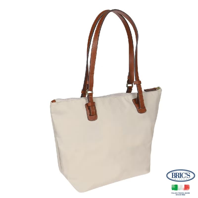 【BRIC' S】X-Bag 3合1 中尺寸 手提肩背袋(附小側背包包)-米白