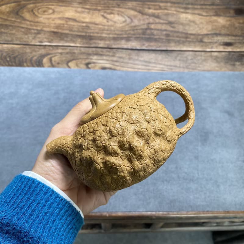 送禮紫砂壺茶壺瓜钮供春 段泥 260ml 供春的泡养体验非同寻常 值