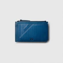 【福利商品】日本豐岡鞄 4U卡夾M 深藍色 微瑕商品出清