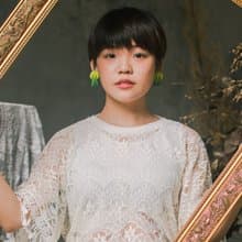 刺繡耳飾 - Sun On The Mountain Eardrop日日山光