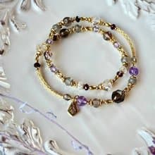 -為往事療傷-天然水晶手鏈/黃銅手鍊