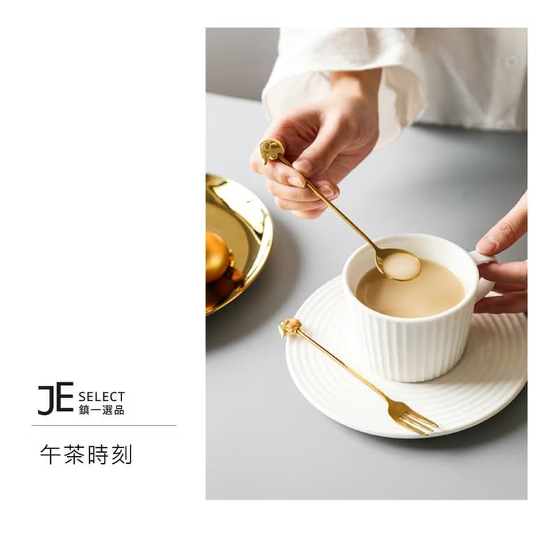 可愛動物點心餐具組