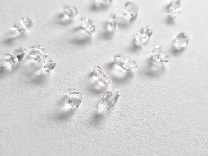 果實纍纍赫基默鑽石項鍊 美國 閃靈鑽 Herkimer SV925/14KGF