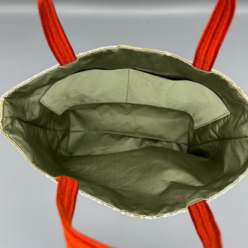 着物 帯 帯締め ハンドメイド トートバッグ リメイク 緑 金 ピンク