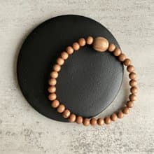 【圓珠重油款】印度老山手串5mm(3-4克)_中間大圓珠