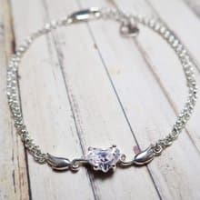 【比法一生】純銀手鍊—愛心翅膀手鍊