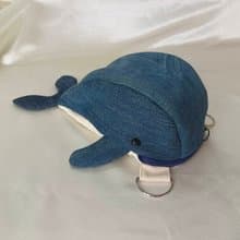 【獨一無二。大頭鯨魚】側背包/斜背包/小朋友包/小廢包/永續商品