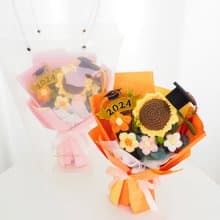 幼稚園畢業花束-針織花束