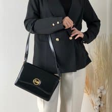 【 日本直送　名牌中古包 】CELINE セリーヌ ホースキャリッジ レザー ハンドバッグ 2WAY ショルダーバッグ ブラック vintage fditxc