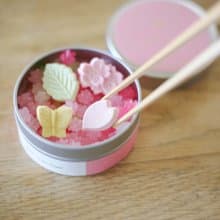 【日式櫻花茶具】春天的和三盆和櫻花~水邊的春天~