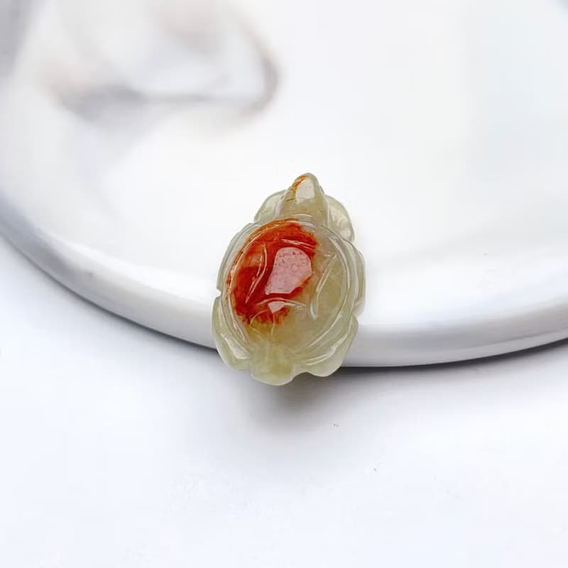 【吉祥‧長壽】冰飄紅翡翠烏龜擺飾 | 天然緬甸玉翡翠A貨 | 送禮