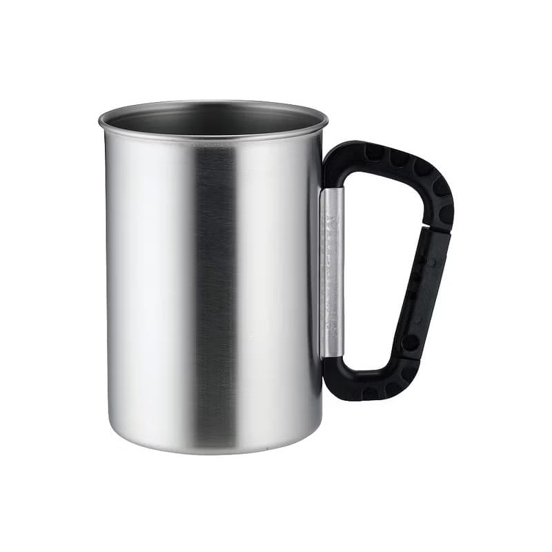 日本【SALUS 佐藤金屬】不鏽鋼可掛式馬克杯(3色)