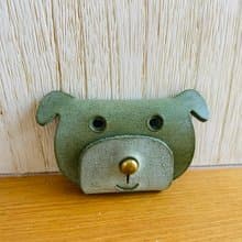 動物捲線器-擦蠟綠色熊熊