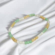 冰種多彩翡翠手珠 | 天然緬甸玉A貨翡翠 | 送禮
