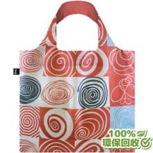 LOQI 環保材質購物袋-螺旋格(無扣帶、無暗袋)