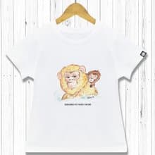 STATELYWORK 厭世生肖-猴-男女童裝白T恤