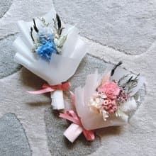 乾燥花束(小)。情人節花束。生日花束。求婚花束。畢業花束