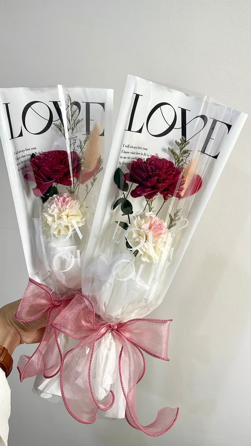 母親節小資乾燥花束 康乃馨花束 送禮小花束 企業贈禮 擴香