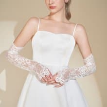 【New】Tiffany 詩意蕾絲長手套(配件)