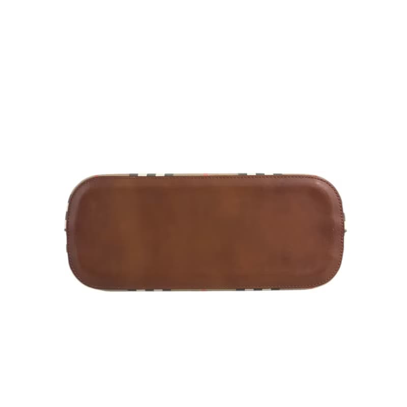 【 日本直送　名牌中古包 】BURBERRY バーバリー ノヴァチェック トートバッグ ベージュ キャンバス vintage ヴィンテージ bc7gmg
