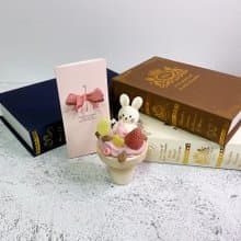 【兔兔霜淇淋】香氛蠟燭 大豆蠟燭 擴香石