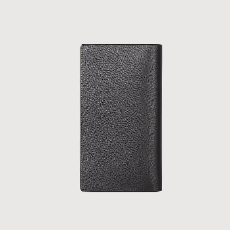 【免費升級送禮包裝】L'HOMME至尊 17卡長夾-黑色/BF536-631-BK