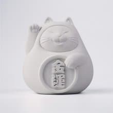 胖胖招財貓(大)  純淨白