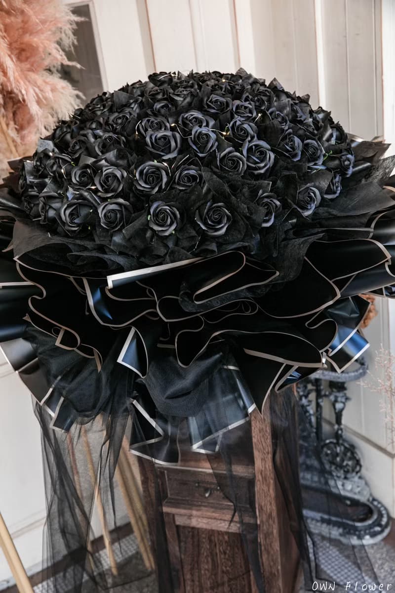 99朵/巨大花束/大型花束/求婚花束/黑玫瑰/生日花束/情人節花束