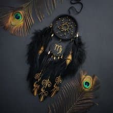 Black zodiac dream catcher zodiac sign Scorpio November girl man astrology gifts