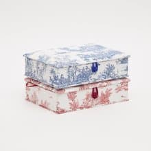 Toile de Jouy Sewing Kit S Storage Box