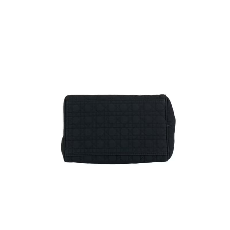【 日本直送　名牌中古包 】Christian Dior クリスチャン ディオール ハンドバッグ ブラック チャーム ナイロン vintage  bir6d3