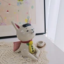 超級招財醜醜貓店長陶瓷
