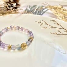 螢石手珠 螢石手串 水晶手珠 手鍊 手作飾品 天然石飾品 手作手串