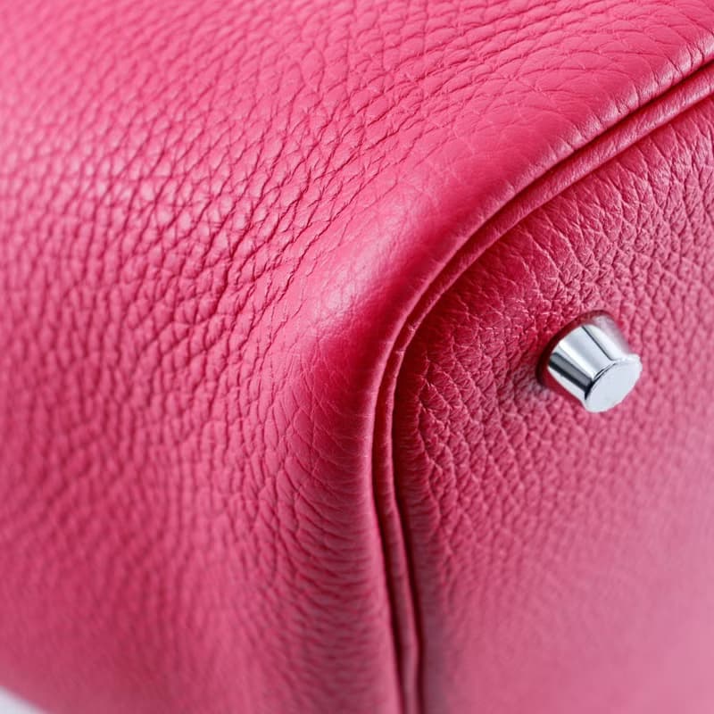 【日本直送】エルメス HERMES ピコタンロックMM ハンドバッグ トゴ ローズエクストリーム ピンク A レディース【中古】