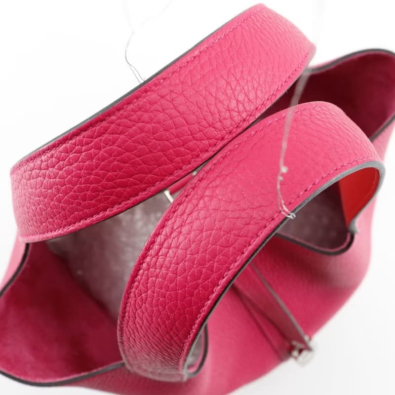 【日本直送】エルメス HERMES ピコタンロックMM ハンドバッグ トゴ ローズエクストリーム ピンク A レディース【中古】