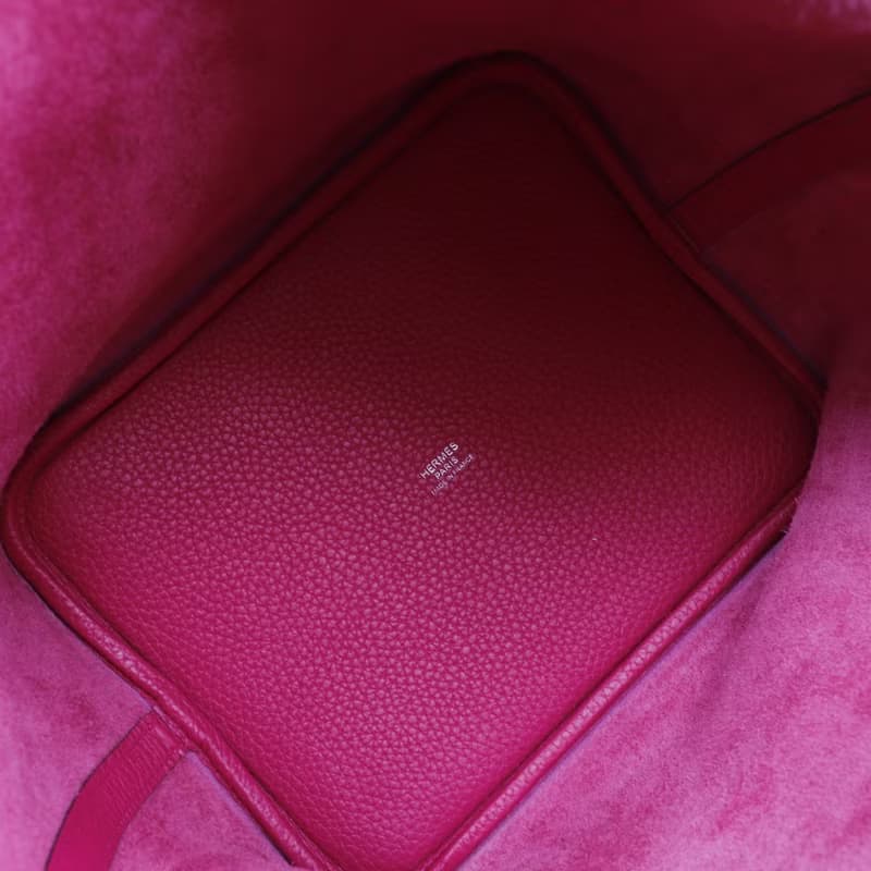 【日本直送】エルメス HERMES ピコタンロックMM ハンドバッグ トゴ ローズエクストリーム ピンク A レディース【中古】