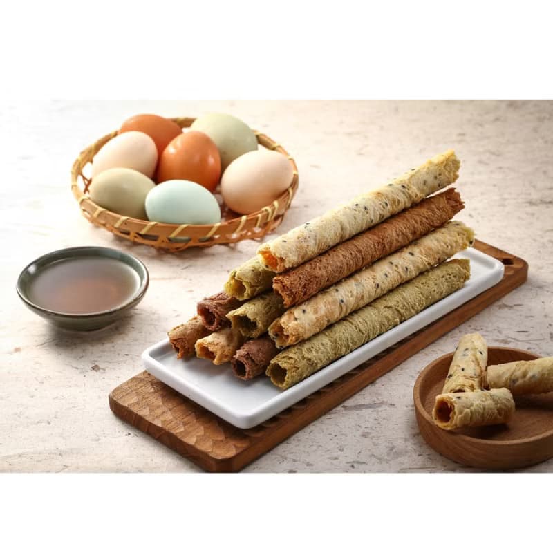 【桂園農場】手工蛋捲-口味任選(原味、咖啡、茶香、巧克力)