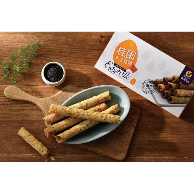 【桂園農場】手工蛋捲-口味任選(原味、咖啡、茶香、巧克力)