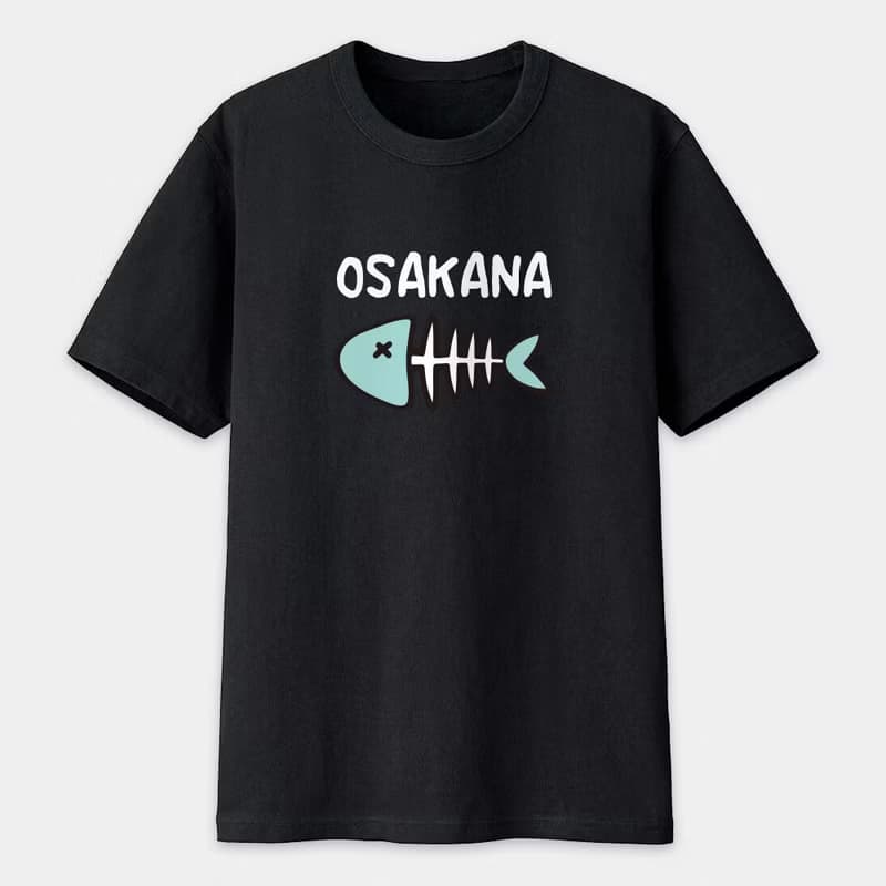 OSAKANA 魚骨頭 中性短袖T恤 PS063