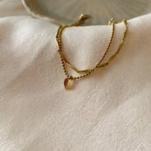 雨葉 -黃銅手鍊