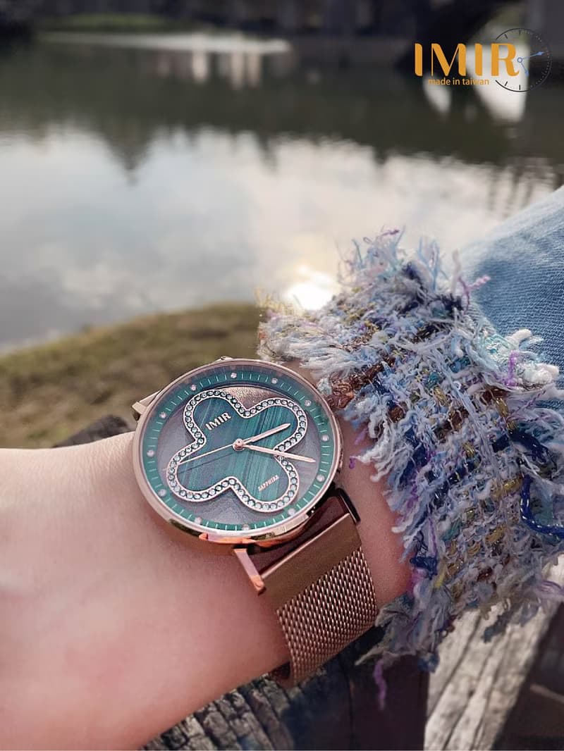 IMIR 璀璨 | 紅瑪瑙石 玫瑰金殼