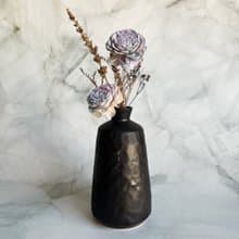 火山口。手工陶瓷花瓶 花器 鮮花花瓶 乾燥花瓶 花道 母親節禮物