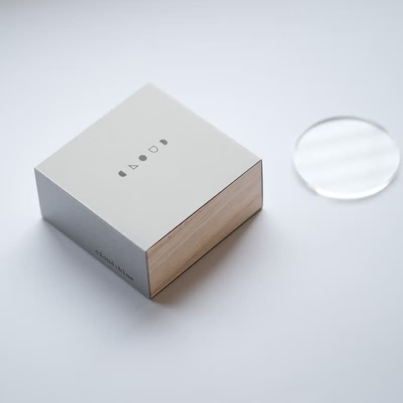 エメラルド プチ ギフト ボックス ネックレス シルバー925