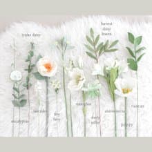 WHITE HORSE | Paper Flower Bridal Bouquet