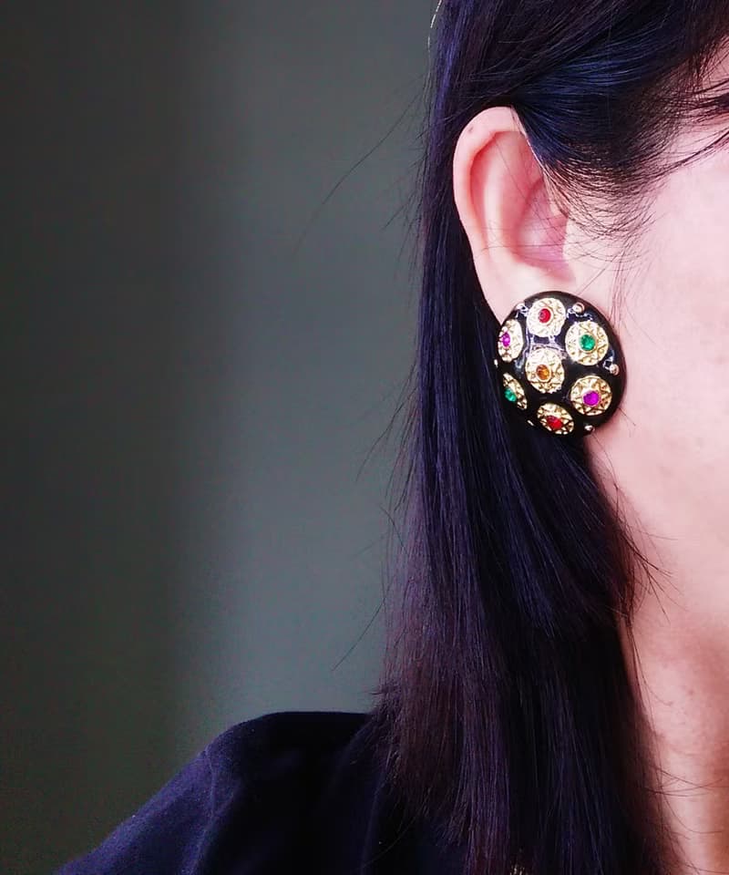 Vintage Jewelry 西洋古董飾品 摩登年代 夾式耳環