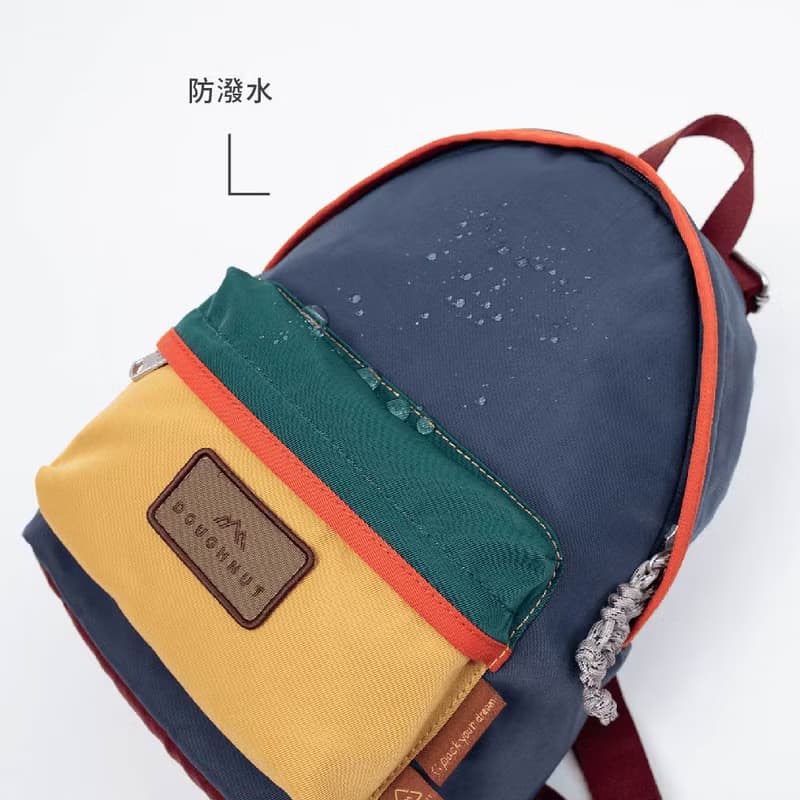 【DOUGHNUT】10.5吋 防潑水 迷你後背包 大學包 日常-湖水藍 MHA