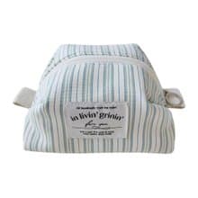 vintage stripe pouch M_mint